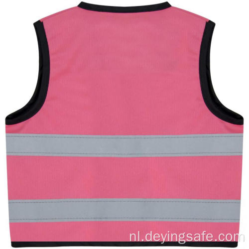 100% polyester reflecterend veiligheidsvest voor kinderen